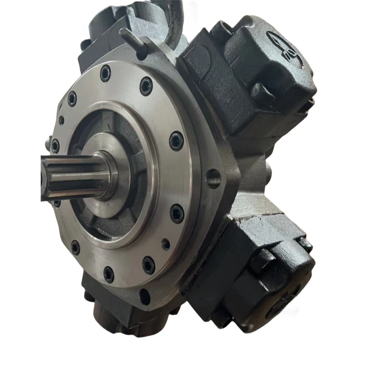 Low Speed Motor HMHDB100 High-torque NHM8 Series NHM8-700 NHM8-1000 Intermot Five Star Radial Piston Hydraulic Motor Mr1800h-f1n1n1s2nx